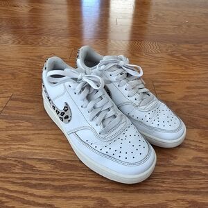 Nike Court Vision Low - Leopard Swoosh - 7.5